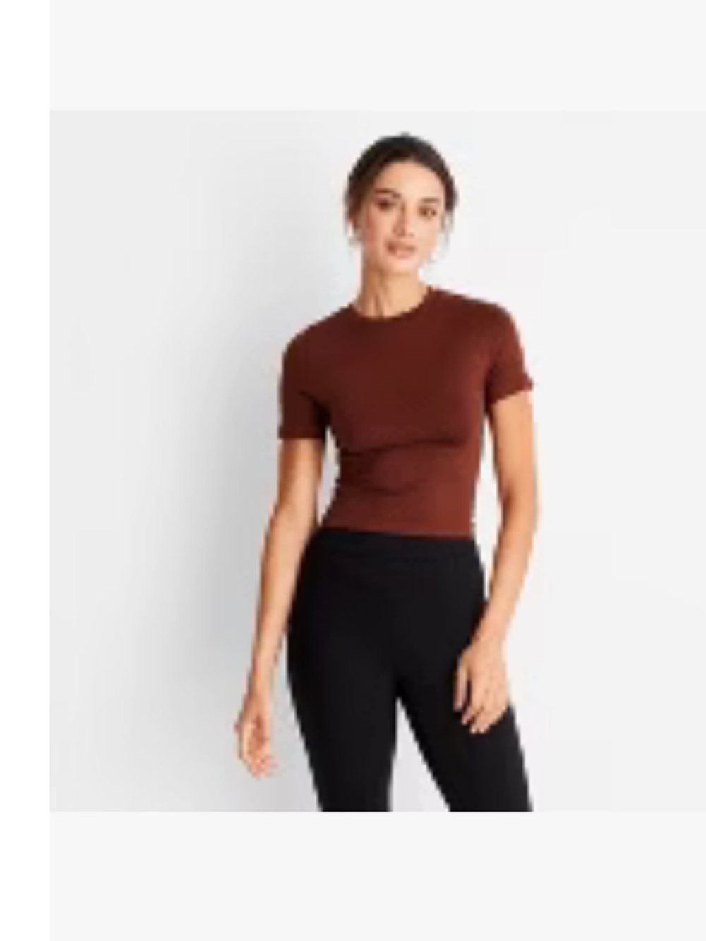 A New Day short sleeve stretchy seamless baby tee NWOT